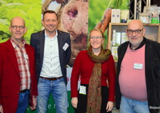 Frans Mooy , Berto van Deelen, Simone Vos en Harry Veenstra van de Agriton Group.